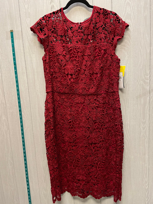 Dress Party Short By Lauren By Ralph Lauren In Red, Size: Xl