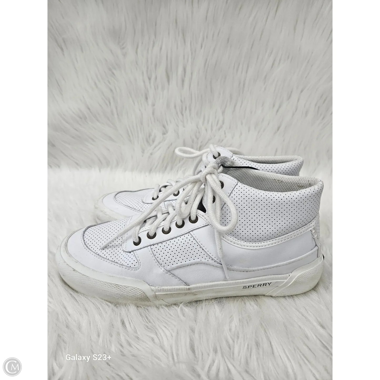 Shoes Sneakers By Sperry In White, Size: 9