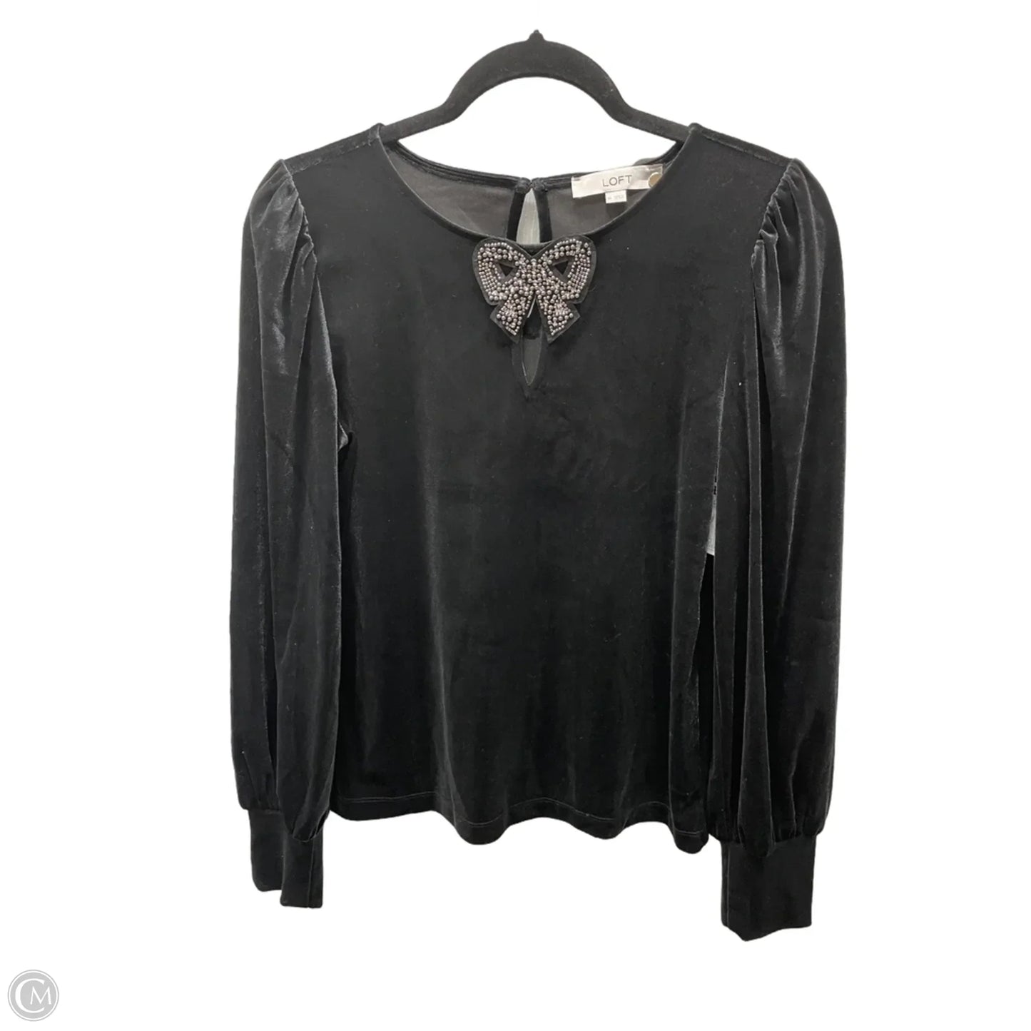 Top Long Sleeve By Loft In Black, Size: Xs