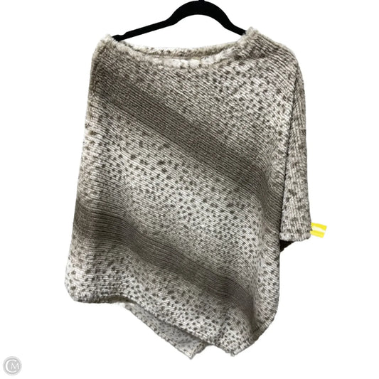 Poncho By Clothes Mentor In Animal Print, Size: S