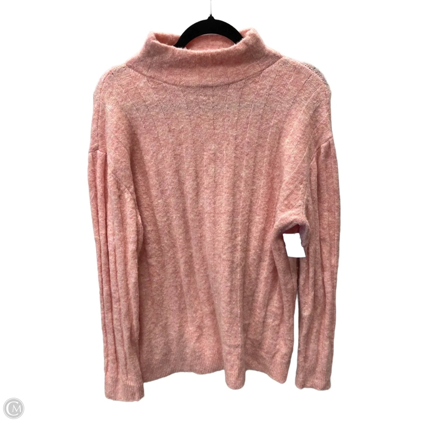 Sweater By Elie Tahari In Orange & Pink, Size: M