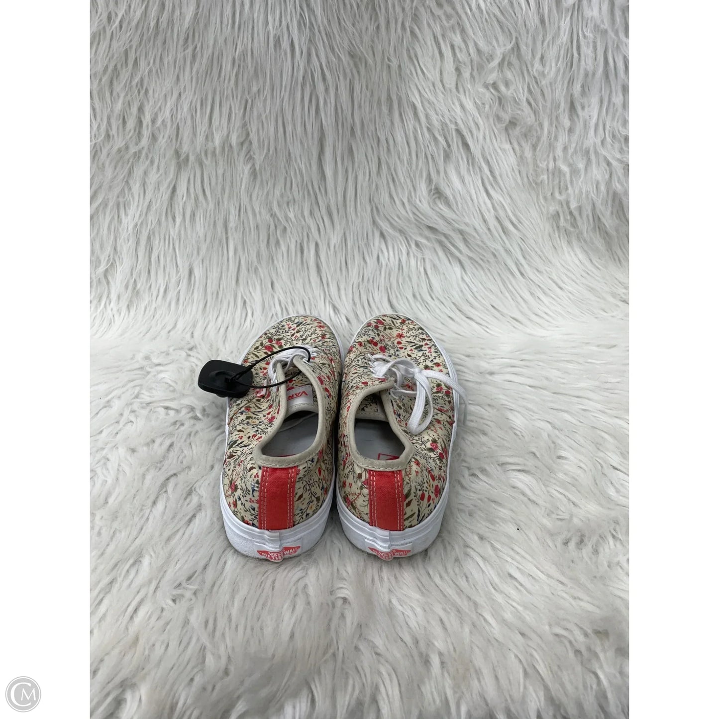 Shoes Sneakers By Vans In Floral Print, Size: 8.5