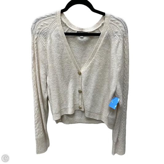 Sweater Cardigan By J. Crew In Tan, Size: Xl
