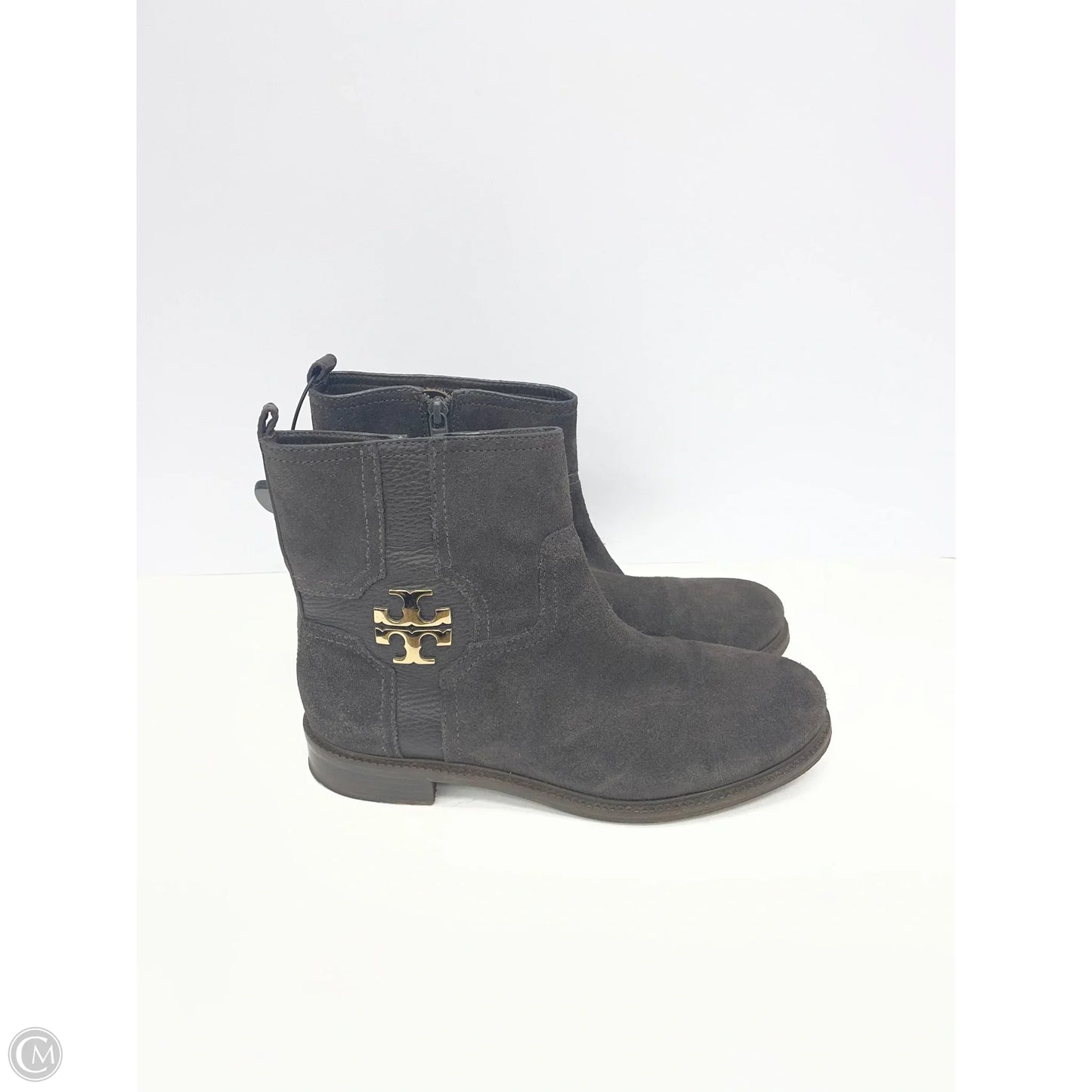 Boots Designer By Tory Burch In Grey, Size: 9.5