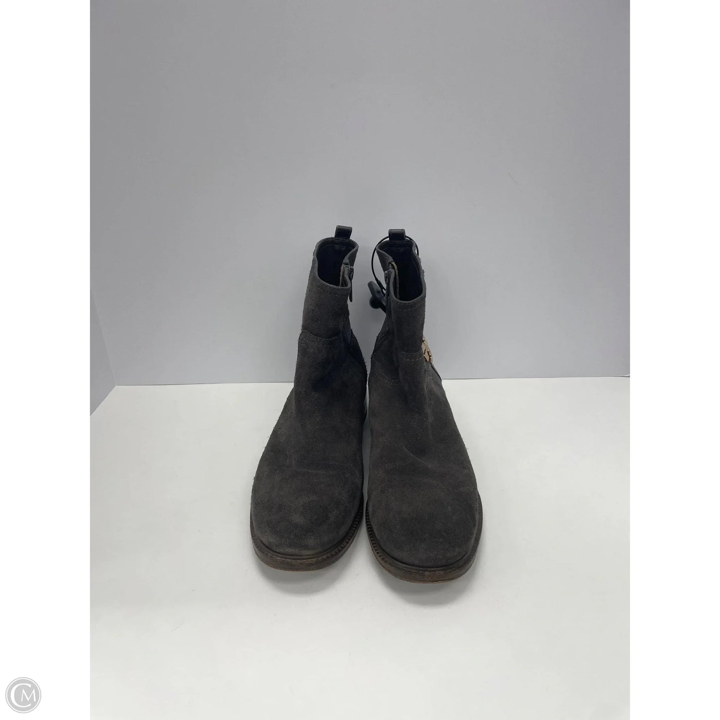 Boots Designer By Tory Burch In Grey, Size: 9.5
