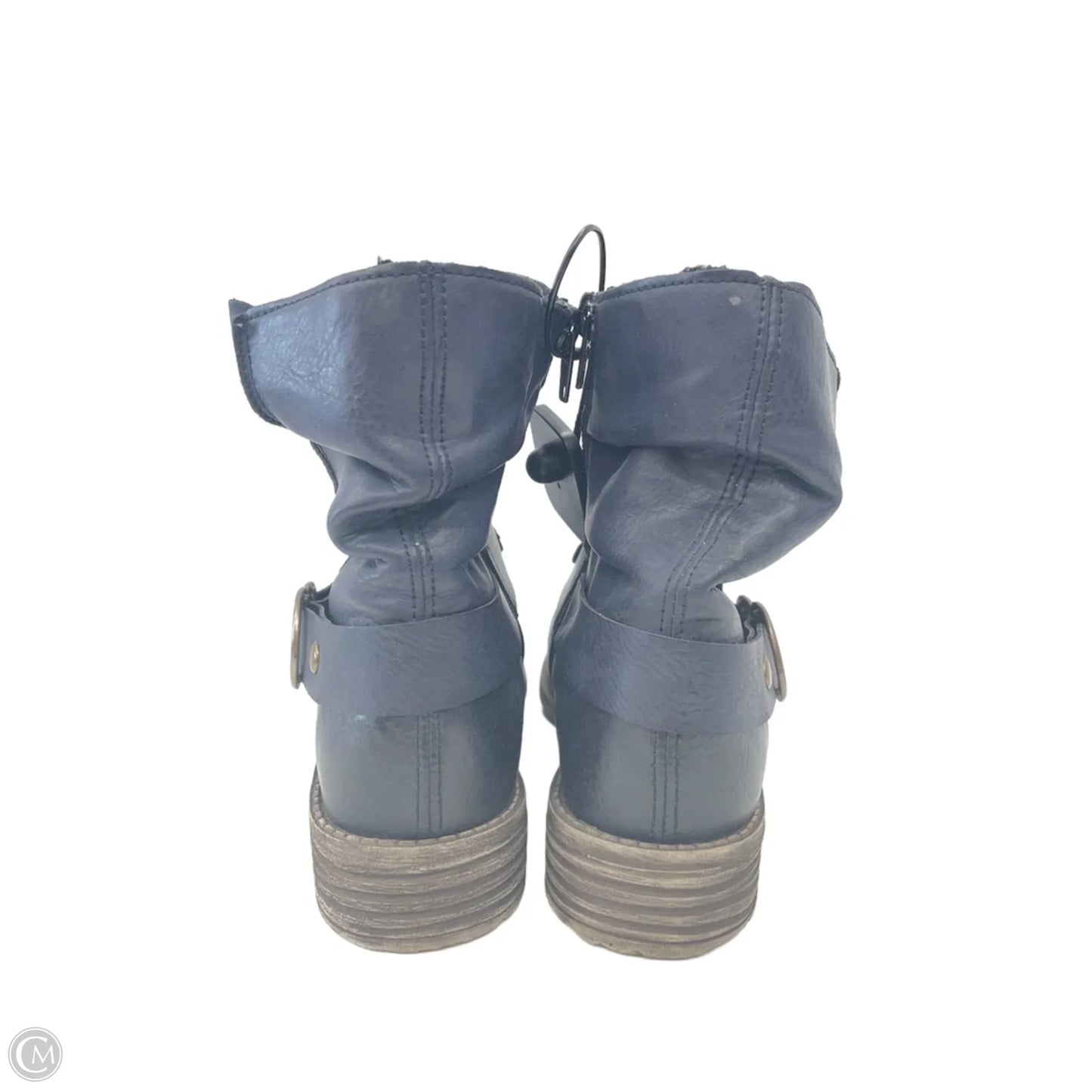 Boots Ankle Heels By Riekers In Navy, Size: 6.5