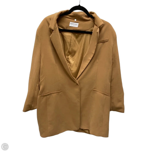 Blazer By First Love In Tan, Size: 3x