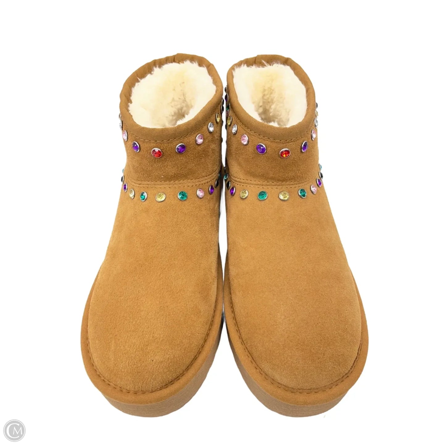 Boots Ankle Flats By Steve Madden In Brown, Size: 9.5