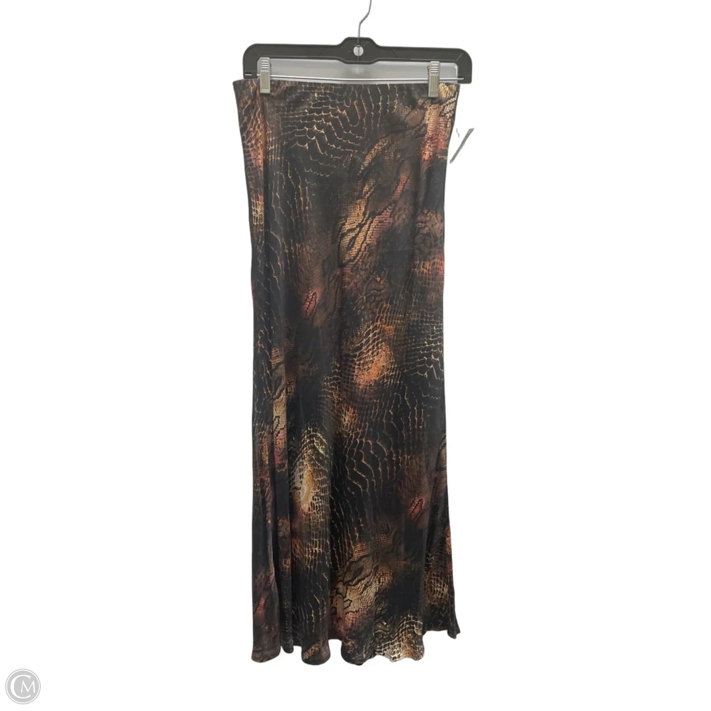 Skirt Maxi By Cmb In Snakeskin Print, Size: 4