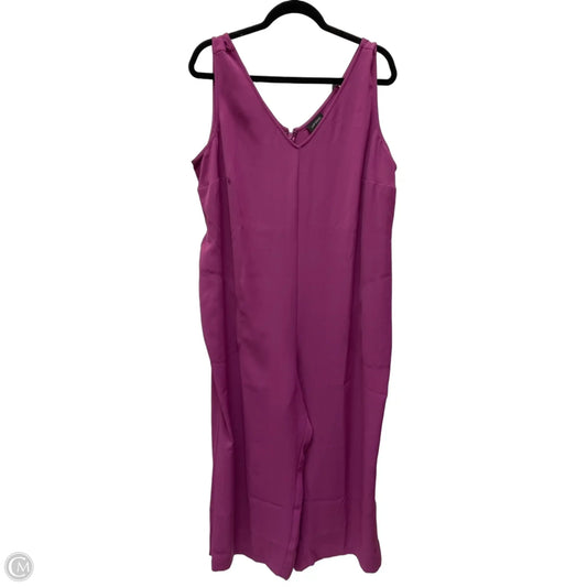 Jumpsuit By J. Jill In Purple, Size: 2x