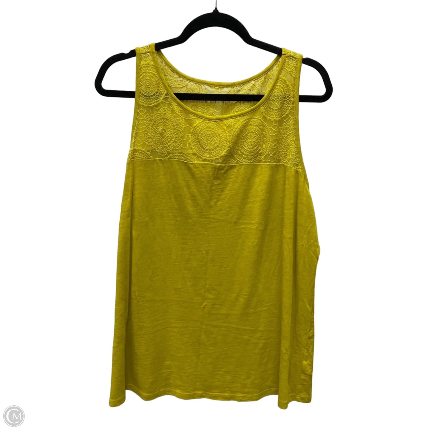 Tank Top By Lane Bryant In Chartreuse, Size: Xl
