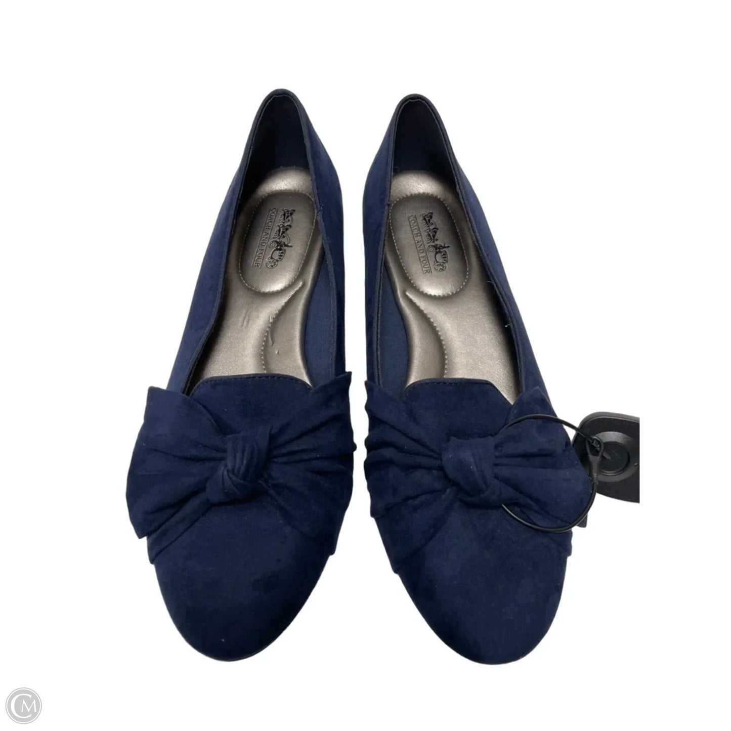 Shoes Flats By Coach And Four In Navy, Size: 9.5
