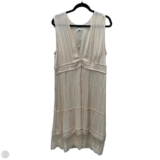 Cardigan By Cato In Peach, Size: Xl