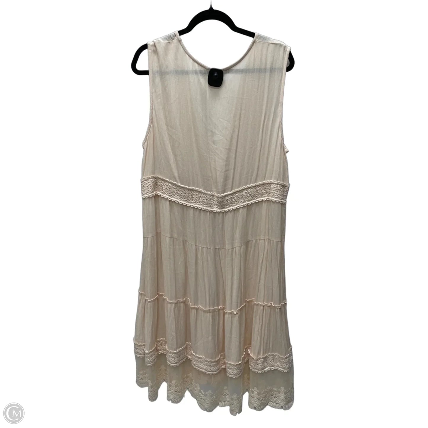 Cardigan By Cato In Peach, Size: Xl