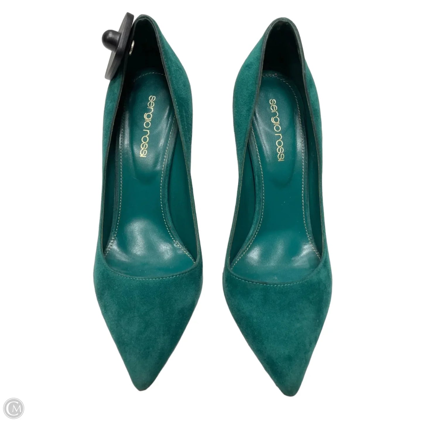 Shoes Designer By Sergio Rossi In Green, Size: 6.5