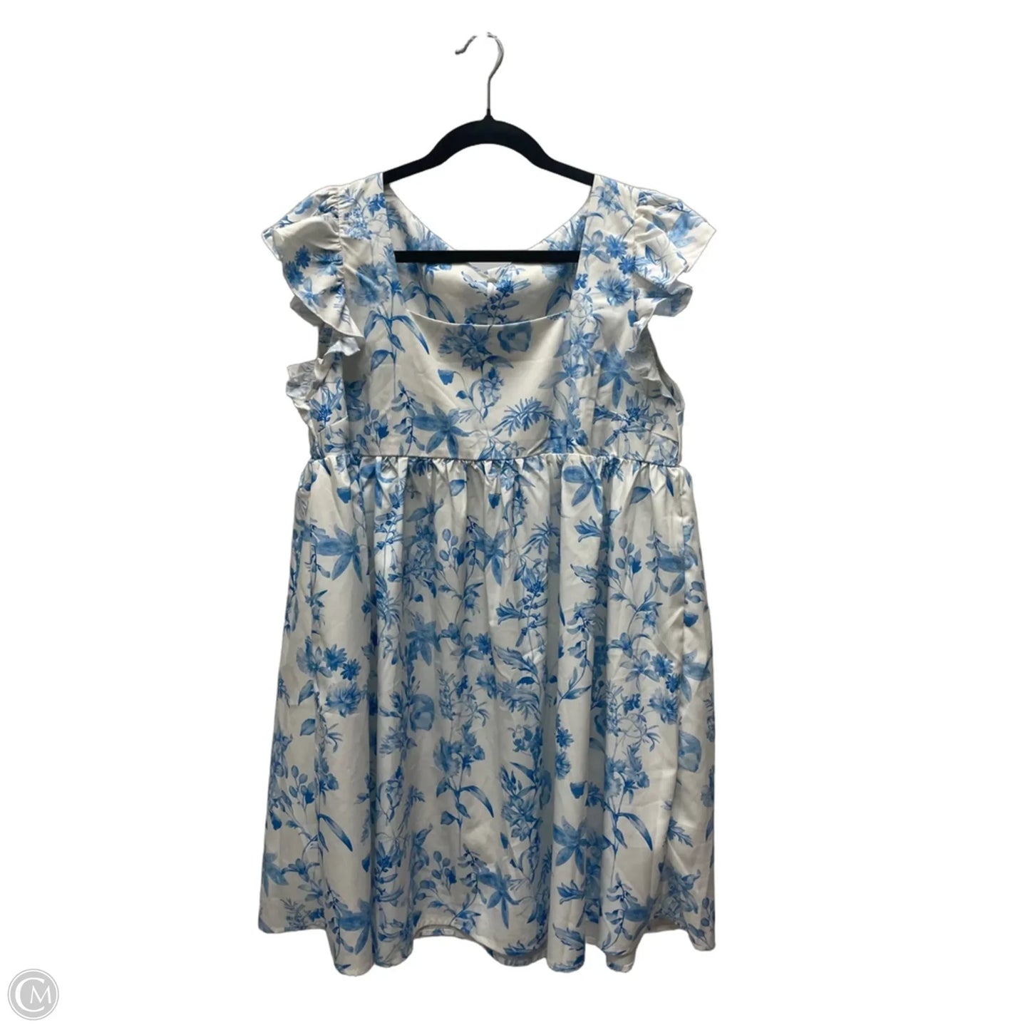 Dress Casual Short By Shein In Floral Print, Size: L