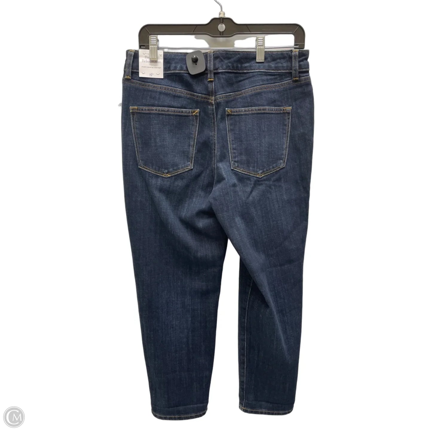 Jeans Cropped By Talbots In Blue Denim, Size: 8