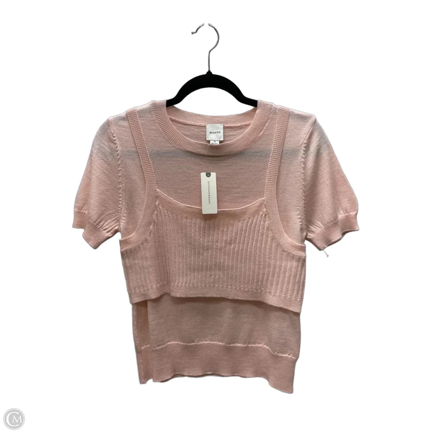 Sweater 2pc By Maeve In Pink, Size: M