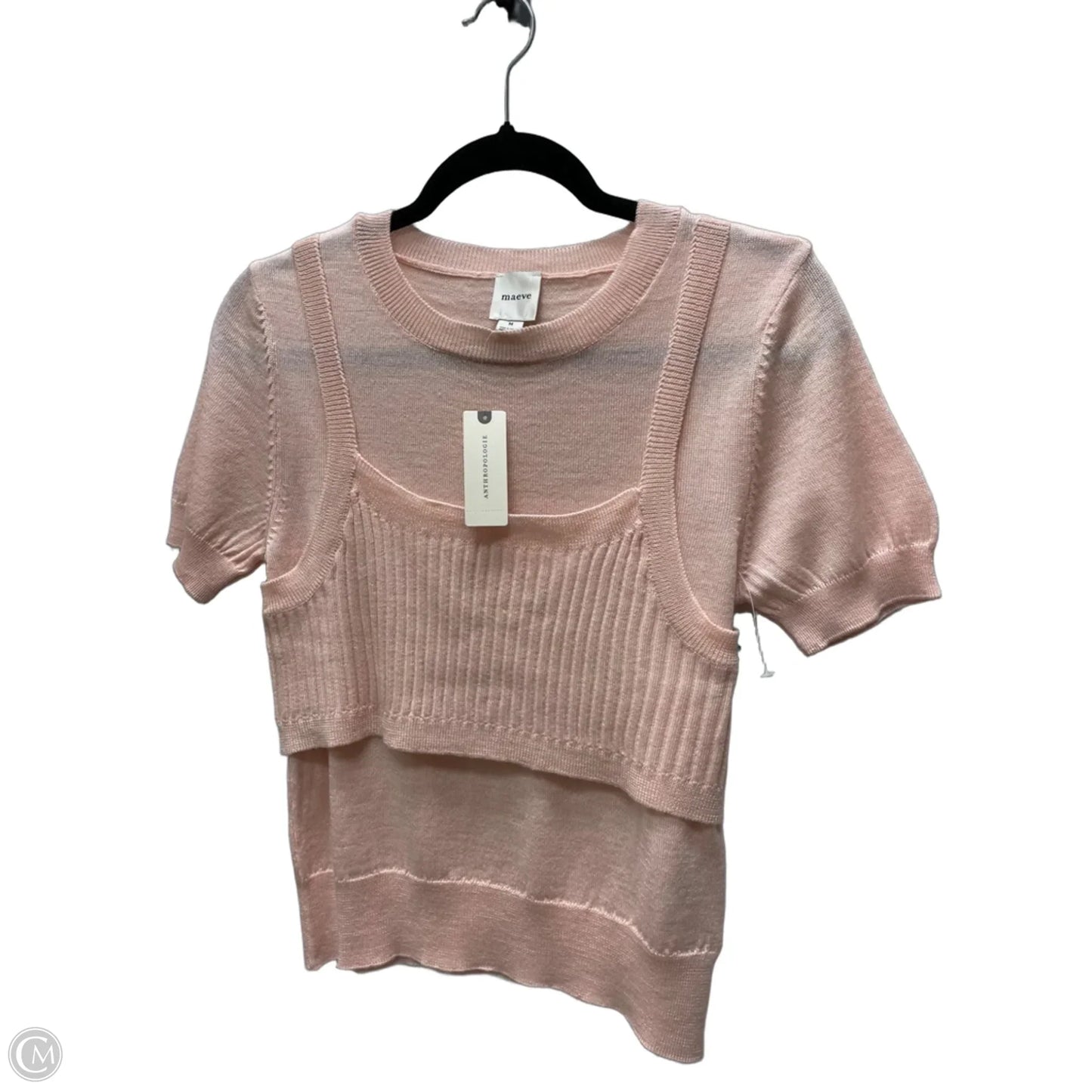 Sweater 2pc By Maeve In Pink, Size: M