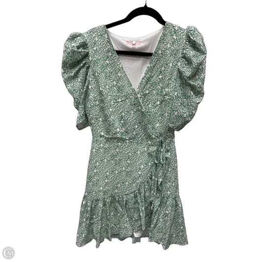 Dress Casual Short By Cmb In Green & White, Size: S