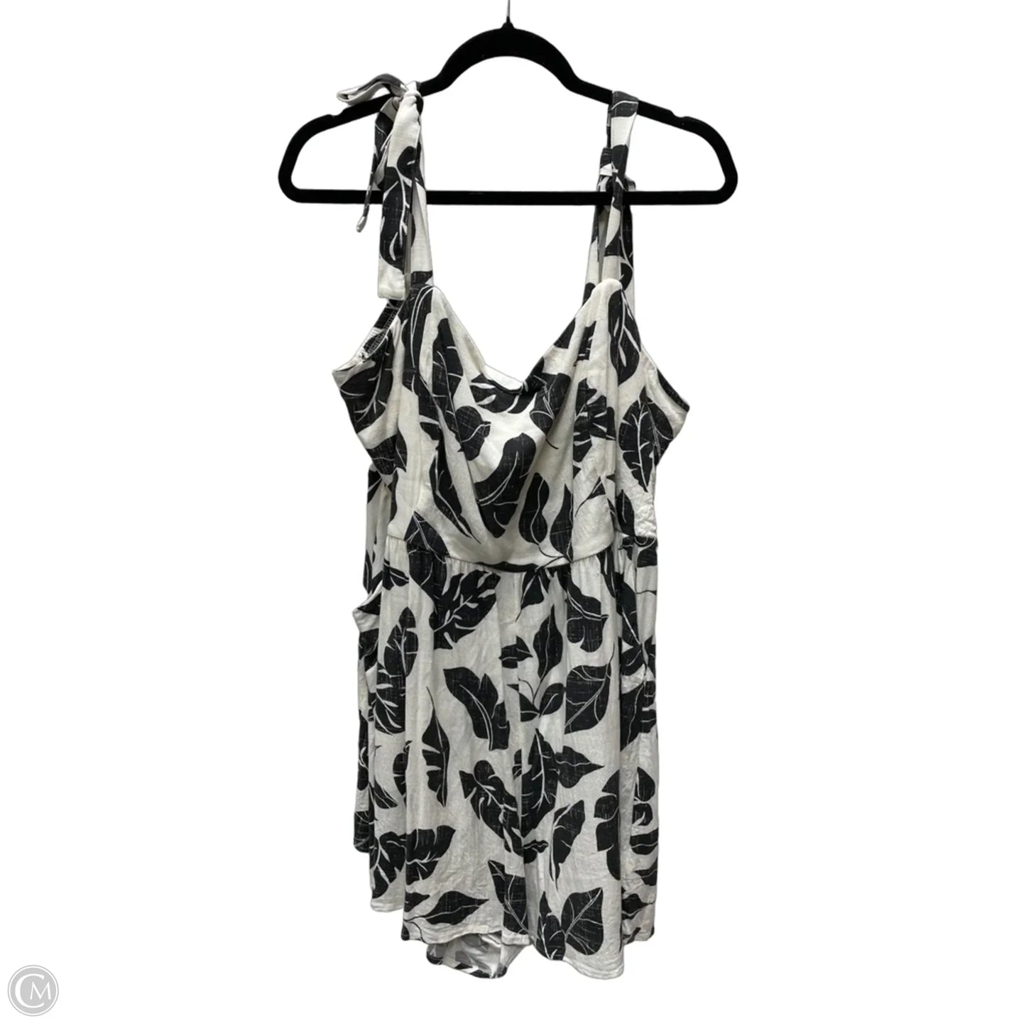 Romper By Torrid In Black & White, Size: 1x