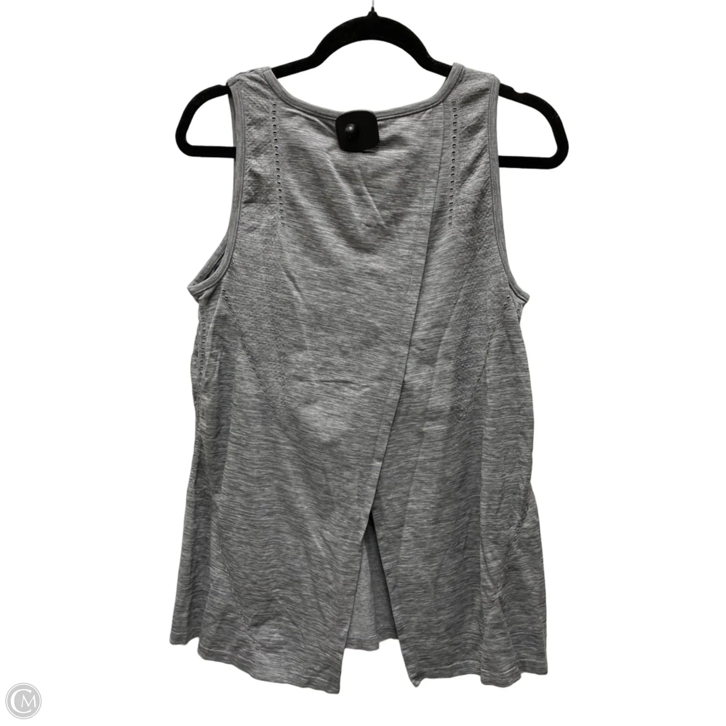 Athletic Tank Top By Athleta In Grey & White, Size: L