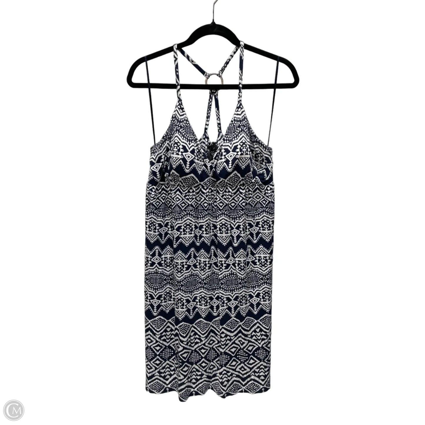 Dress Casual Short By Inc In Blue & White, Size: Xl