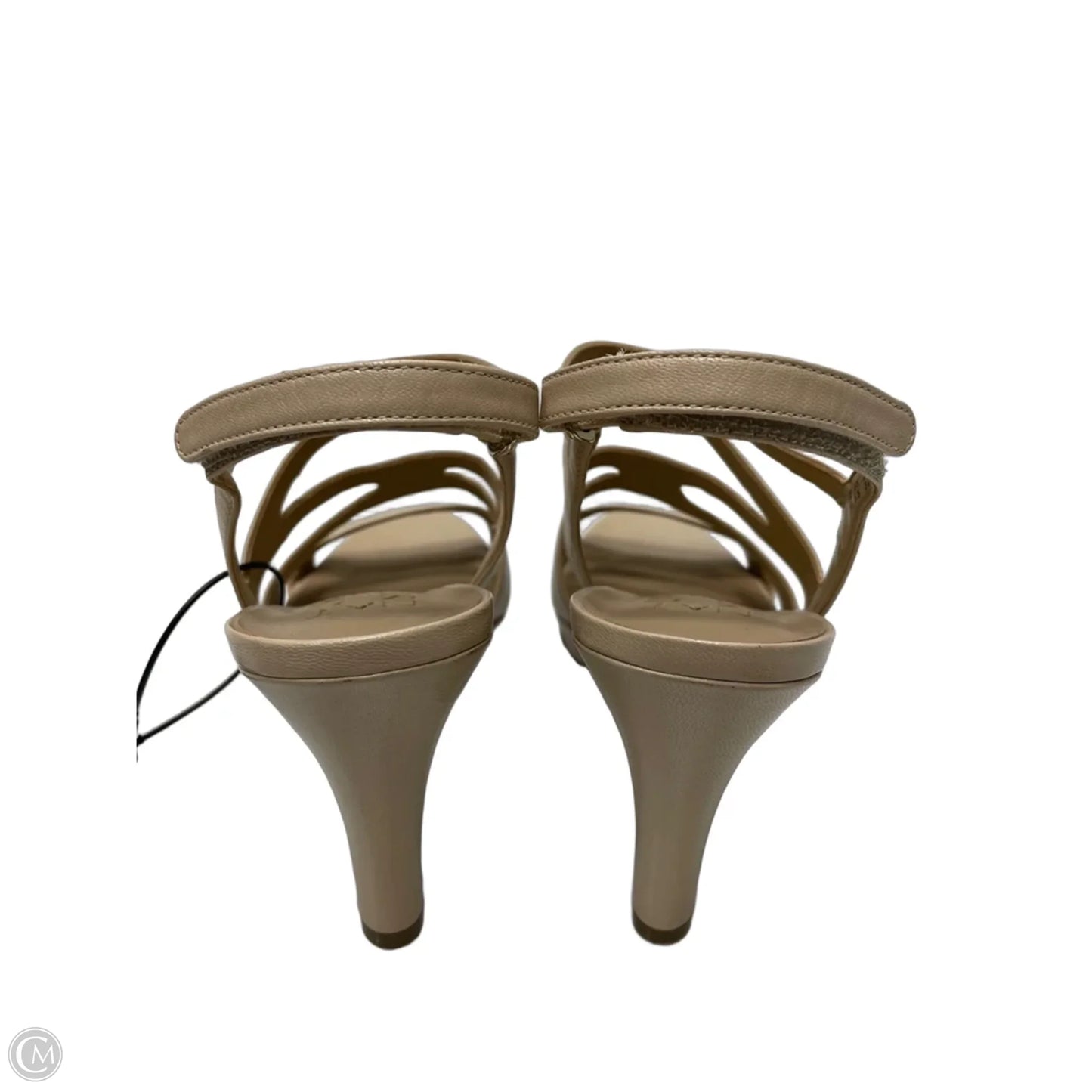 Sandals Heels Block By Naturalizer In Tan, Size: 7.5