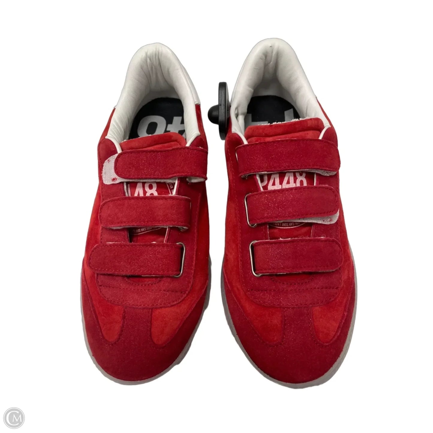 Shoes Sneakers By P448 In Red & White, Size: 7.5