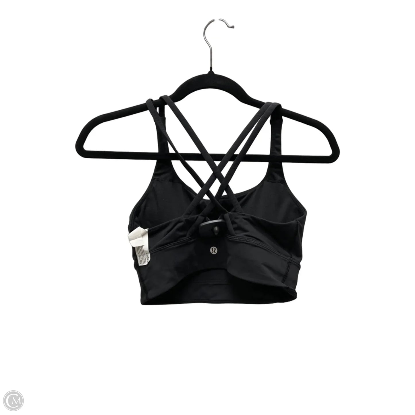 Athletic Bra By Lululemon In Black, Size: S