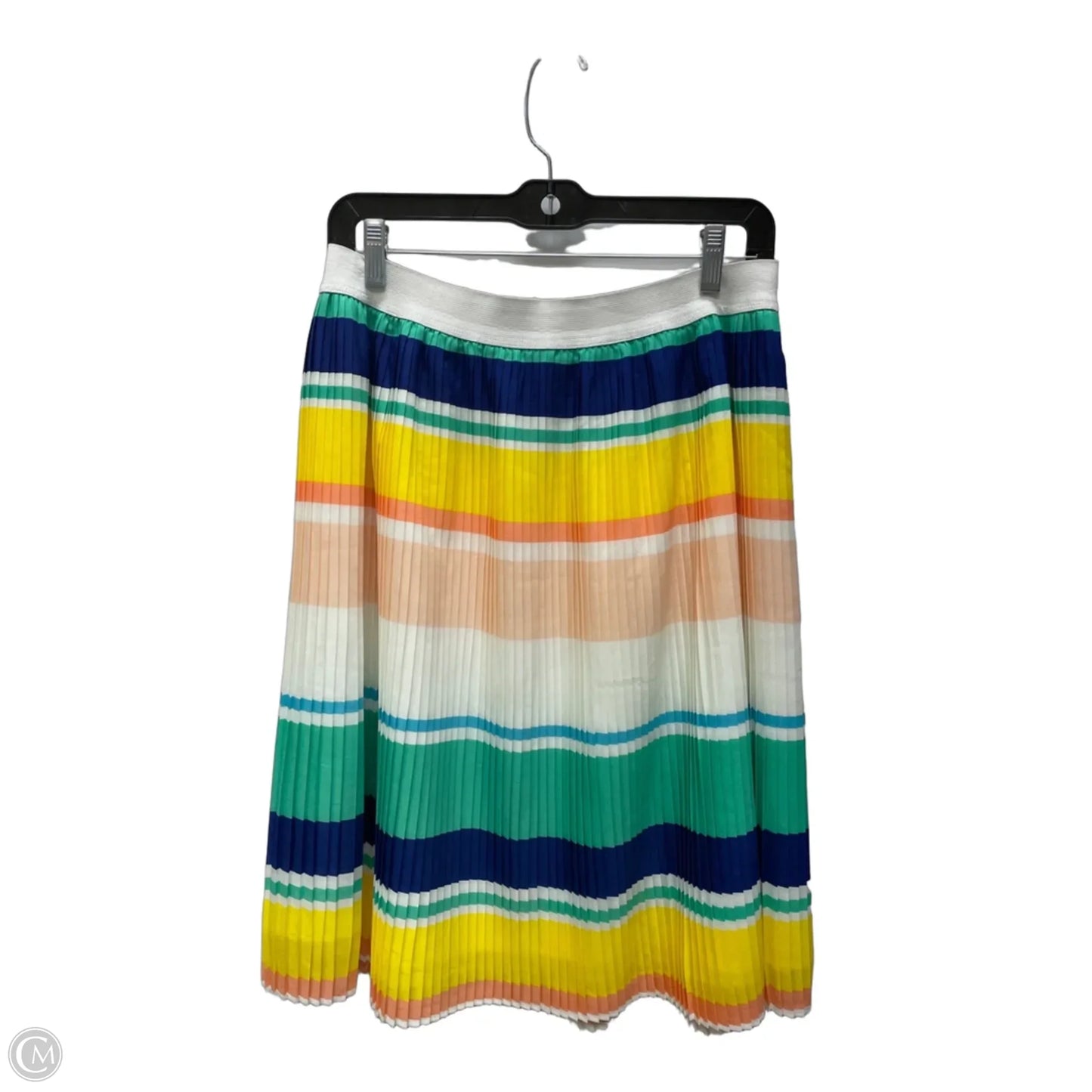 Skirt Midi By Merona In Striped Pattern, Size: 8