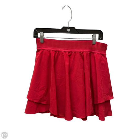 Athletic Skort By Lululemon In Red, Size: M