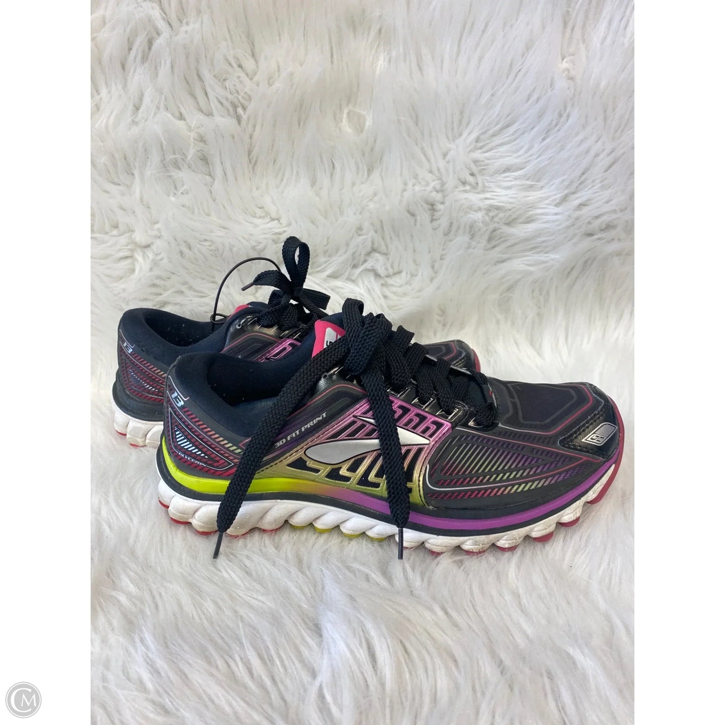 Shoes Athletic By Brooks In Multi-colored, Size: 9