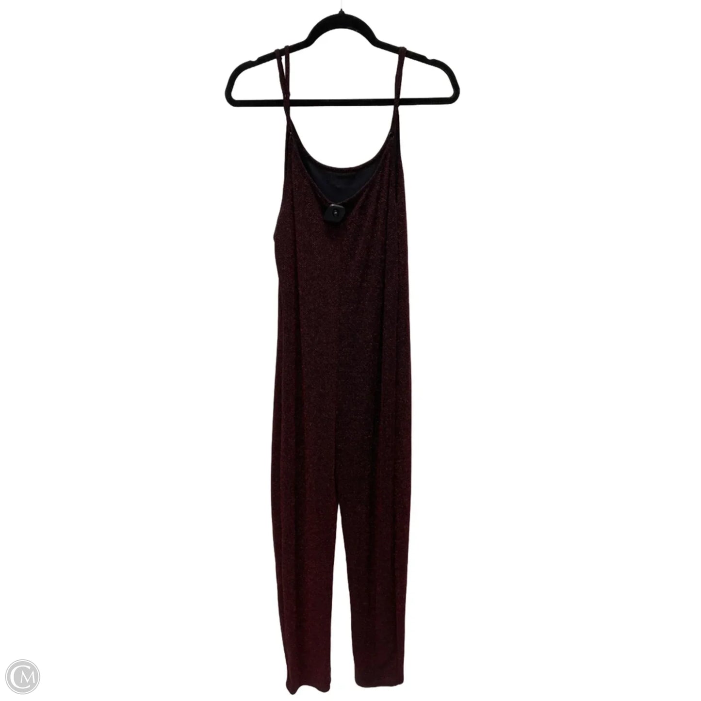 Jumpsuit By Clothes Mentor In Black & Red, Size: 3x