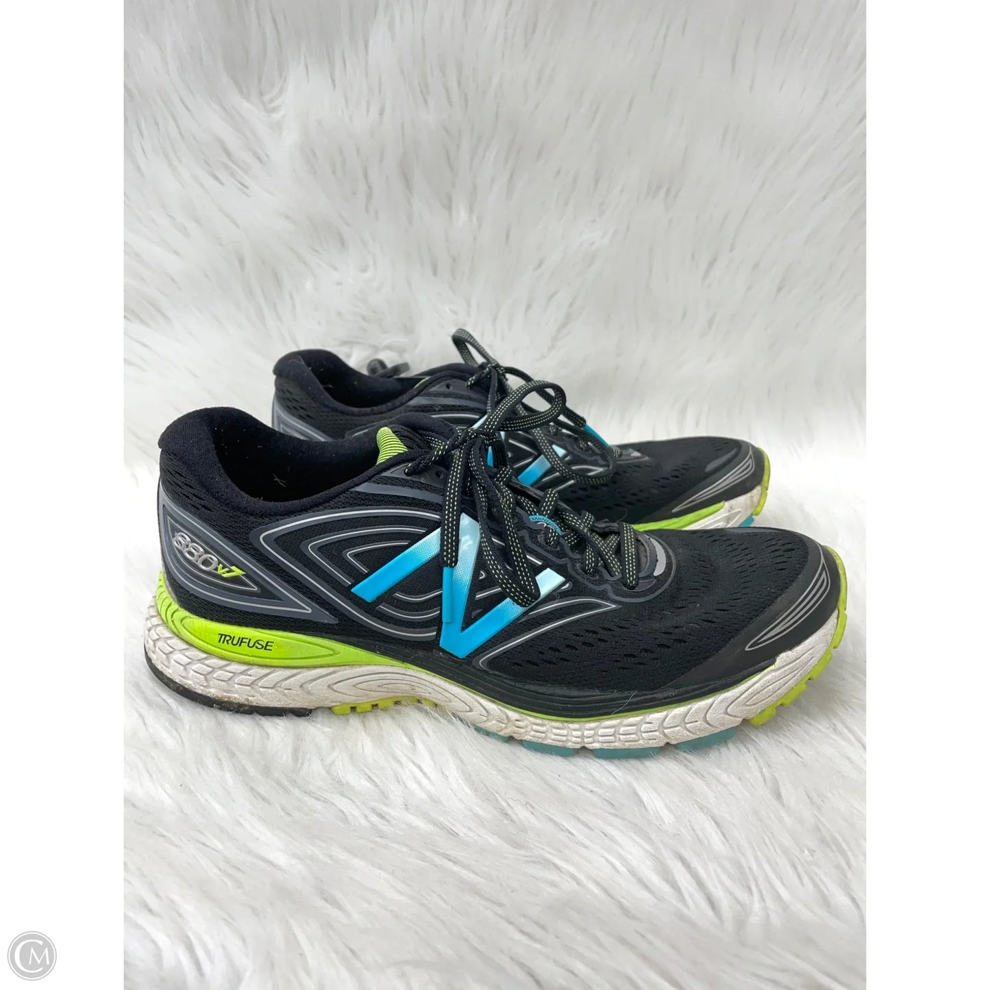Shoes Athletic By New Balance In Black & Green, Size: 9