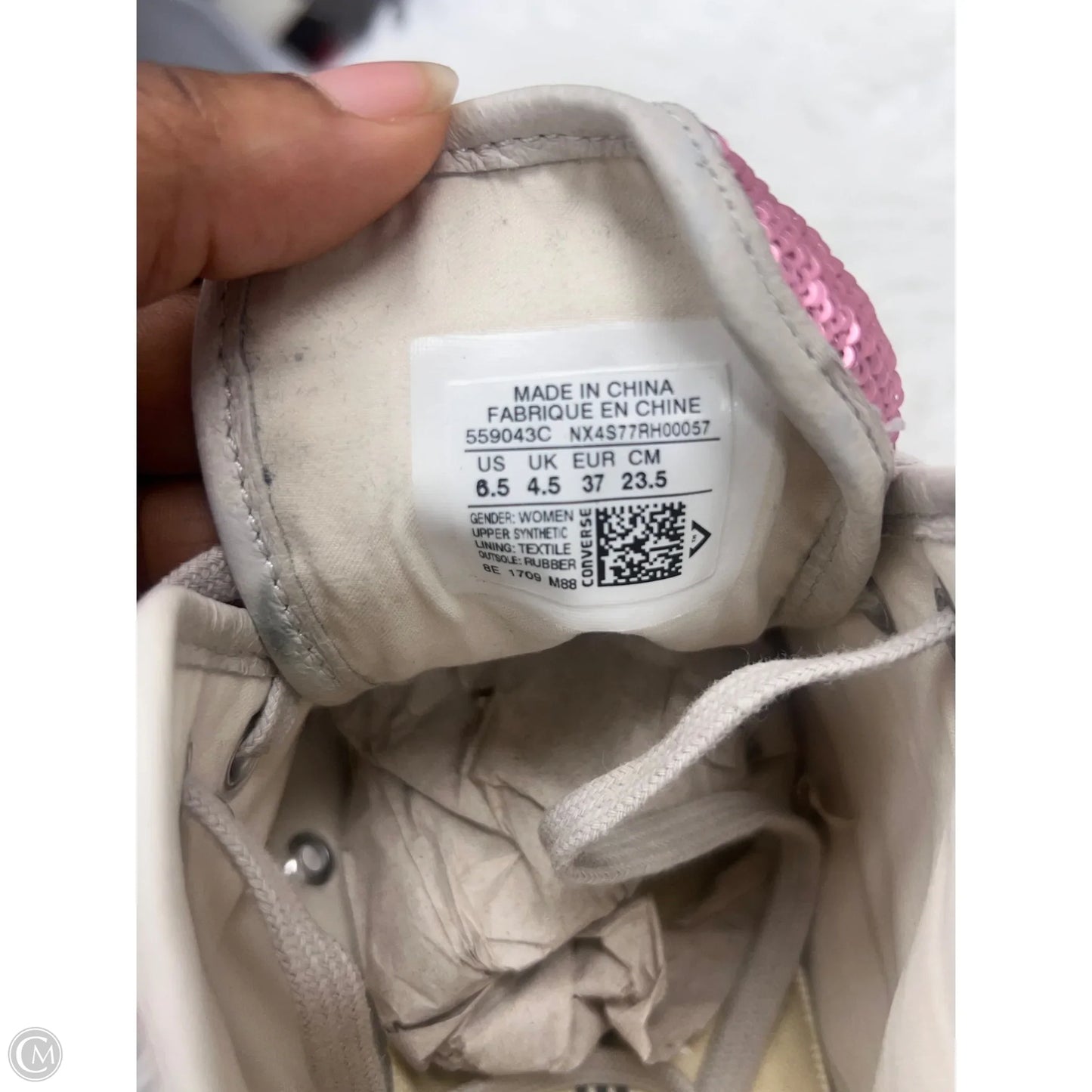 Shoes Sneakers By Converse In Pink, Size: 6.5