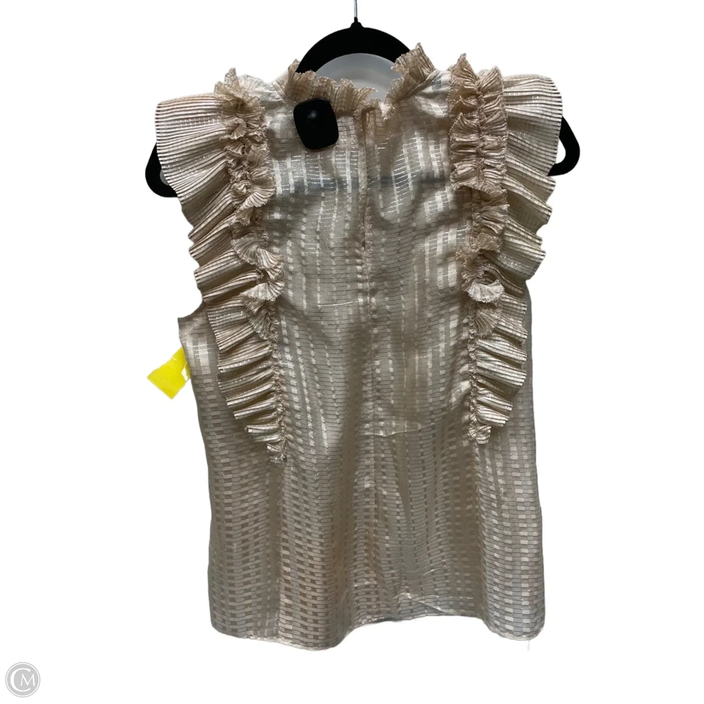 Top Sleeveless By Rebecca Taylor In Rose Gold, Size: S