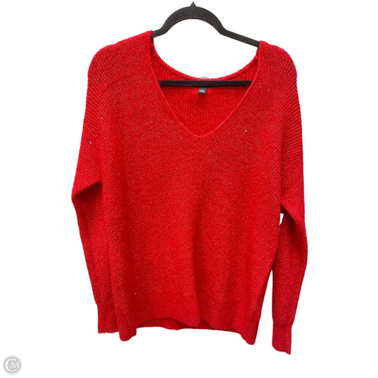 Sweater By Inc In Red, Size: L