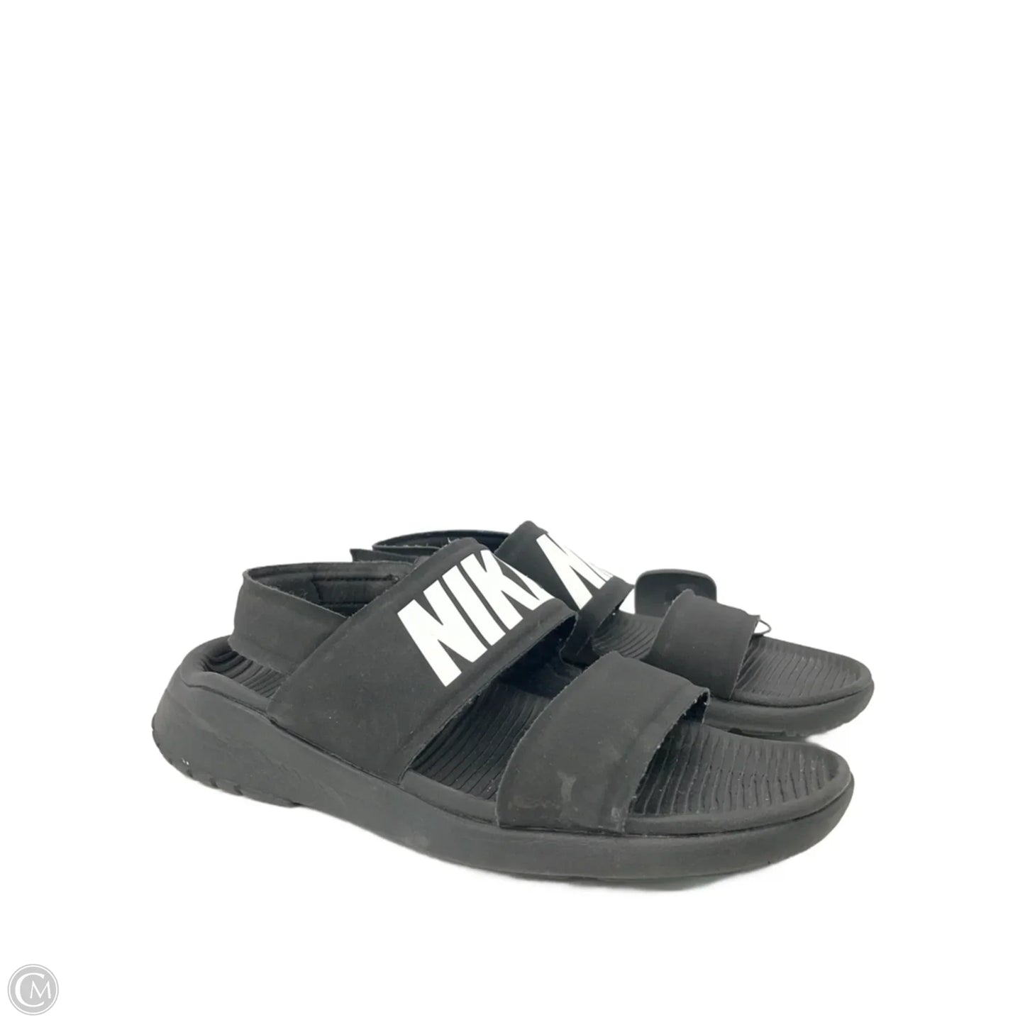Sandals Flats By Nike In Black, Size: 7