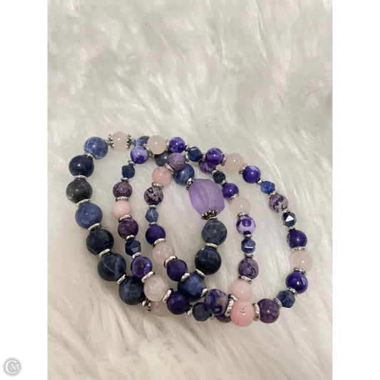 Bracelet Beaded By Clothes Mentor, Size: 03 Piece Set