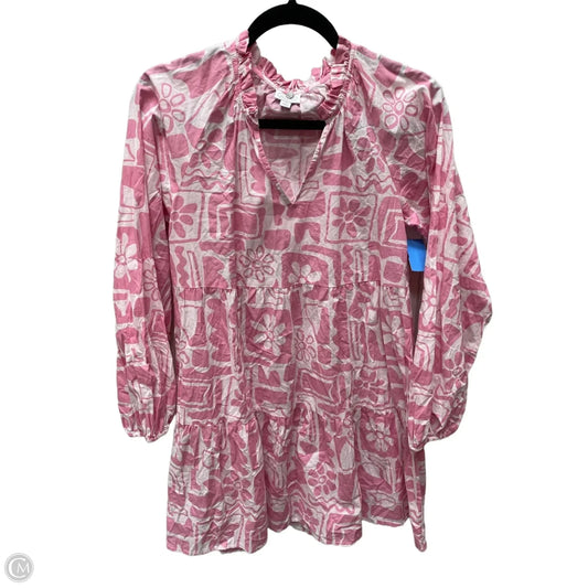 Dress Casual Short By Mudpie In Geometric Pattern, Size: S