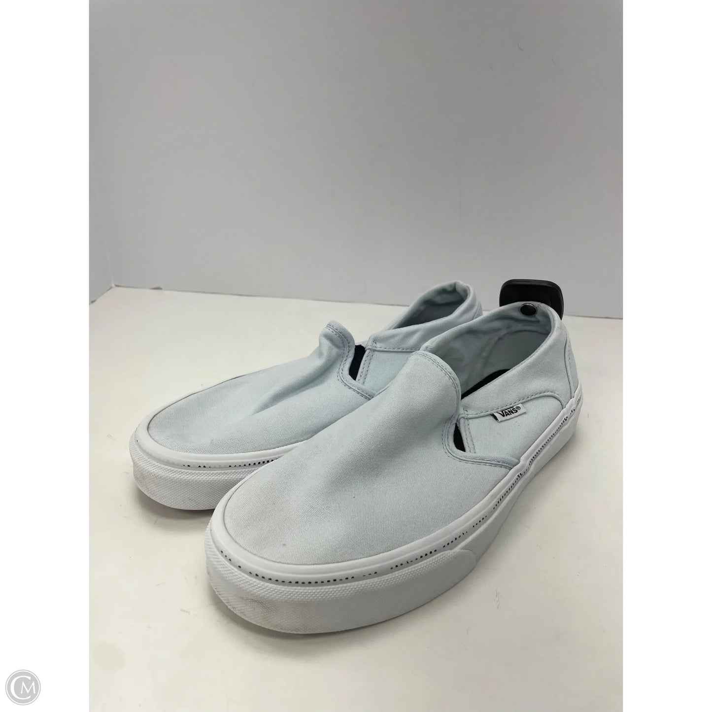 Shoes Flats By Vans In Blue, Size: 9