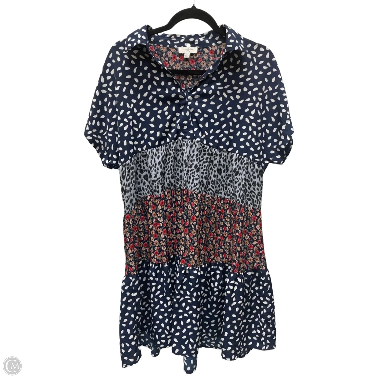 Dress Casual Short By Umgee In Floral Print, Size: S