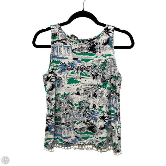 Top Sleeveless By Ann Taylor In Geometric Pattern, Size: Xs