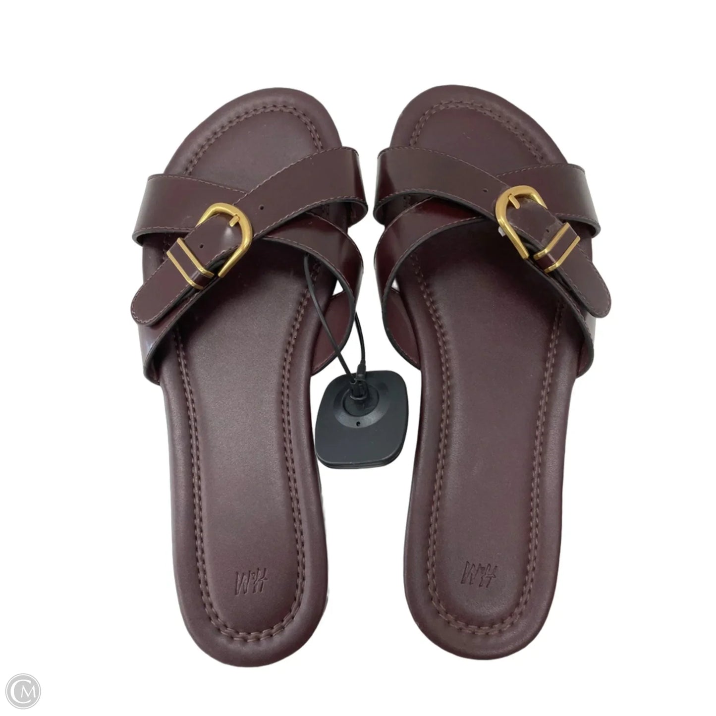Sandals Flats By H&m In Brown, Size: 9.5