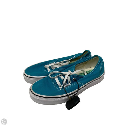 Shoes Sneakers By Vans In Blue, Size: 7.5