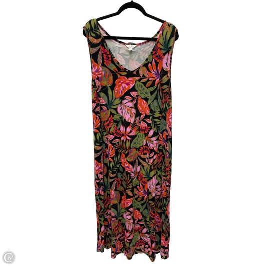Dress Casual Maxi By Terra & Sky In Floral Print, Size: 3x