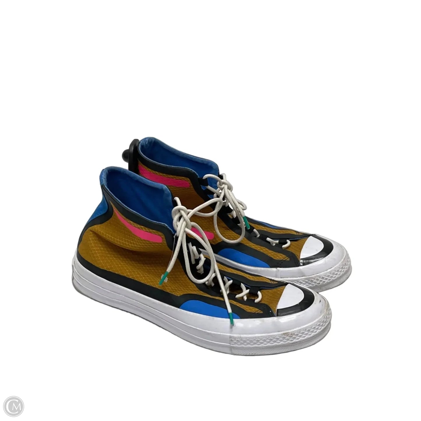 Shoes Sneakers By Hey Dude In Blue Denim, Size: 9