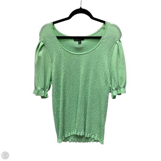 Top Short Sleeve By Inc In Green, Size: Xl