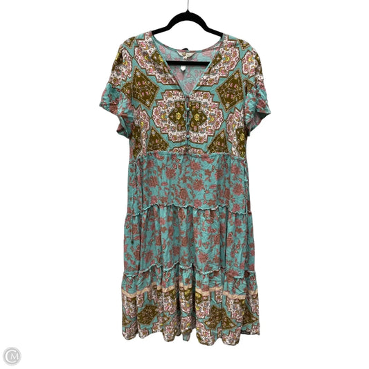 Dress Casual Maxi By Matilda Jane In Floral Print, Size: M